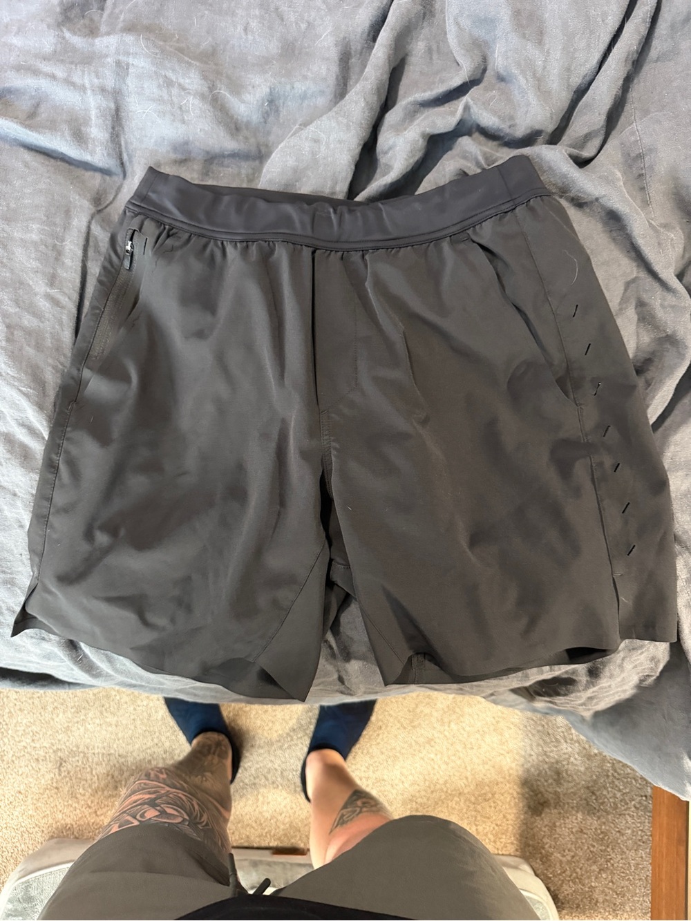 Ten Thousand Brand Men's Black Performance Athletic Shorts